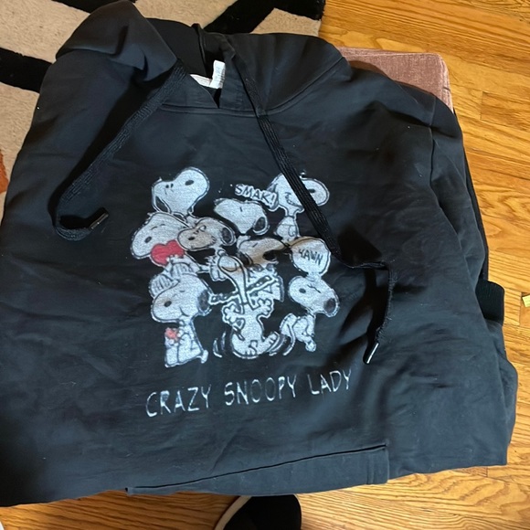 Snoopy “Crazy Snoopy Lady” Graphic Hoodie - Picture 1 of 5